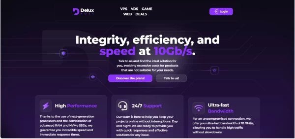 DeluxHost:荷兰便宜VPS促销,100Mbps-10Gbps大带宽不限流量且提供DDoS 防护,年付€4起-主机测评网-专业的测评发布平台